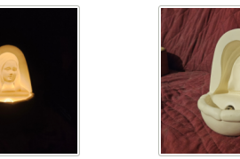 Mobilier lampe Sainte vierge