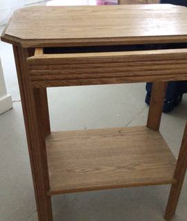 Mobilier petite console en bois avec tiroir