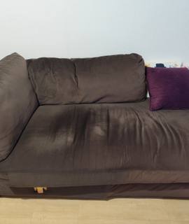 Mobilier canapé d'angle dont 1 convertible