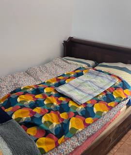Mobilier Lit Berrichon complet (contour de lit en bois + sommier + matelas)