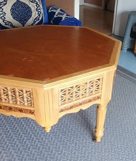 Mobilier table salon 120 x120