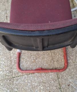 Mobilier 5 chaises en tissus