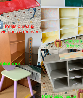 Mobilier uRGENT DONNE meubles d’école
