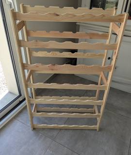 Mobilier porte bouteilles en pin