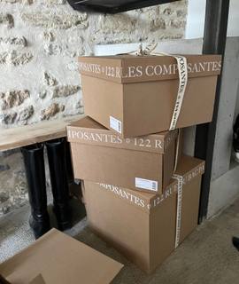 Mobilier boites Sézane les composantes