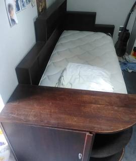 Mobilier lit enfant meublé