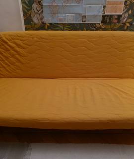 Mobilier canapé convertible IKEA Nyhamn jaune