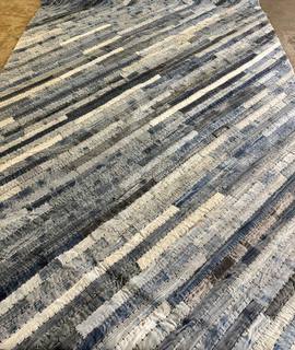 Mobilier tapis en jeans