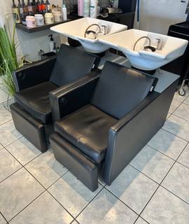 Mobilier bacs shampooing coiffure