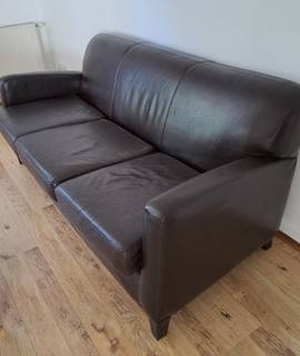 Mobilier canapé en cuir