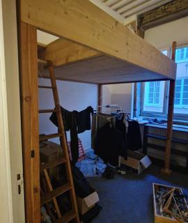 Mobilier Mezzanine 2 places réaliser par un menuisier très solide