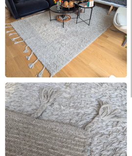 Mobilier tapis poil long
