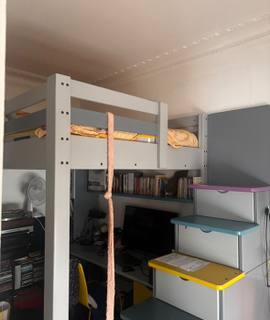Mobilier lit mezzanine en bois massif