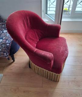Mobilier fauteuil  rouge