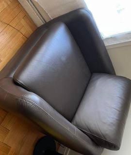 Mobilier fauteuil en cuir