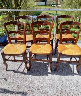 Mobilier 6 chaises normandes