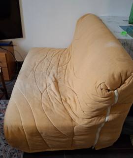 Mobilier canape clic clac jaune