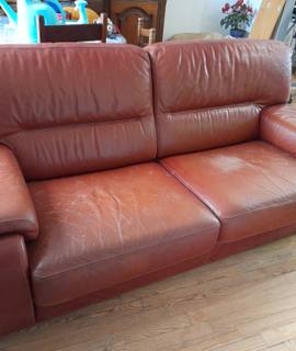 Mobilier canapé cuir