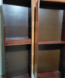 Mobilier 2 étagères Ikea Billy couleur marron