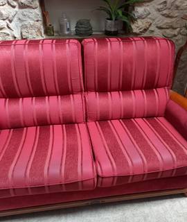 Mobilier canapé 2 places et un cabriolet