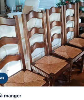 Mobilier 6 chaises