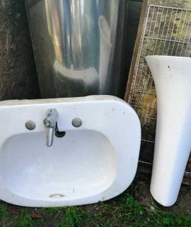 Mobilier lavabo et colonne