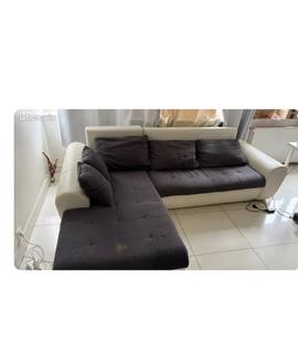 Mobilier canapé d'angle 3 places