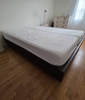 Mobilier lit de 160 marque Tempur