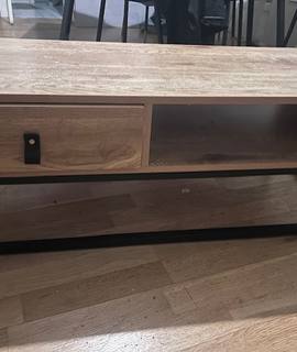 Mobilier table basse/Meuble TV en bois avec rangement