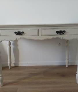 Mobilier bureau en bois blanc