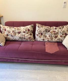 Mobilier canapé clic clac 3 et 2 places