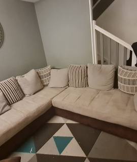 Mobilier salon canapé convertible angle droit