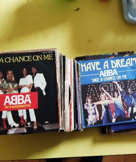 Musique, CD, Vinyle environ 150 disque 45t