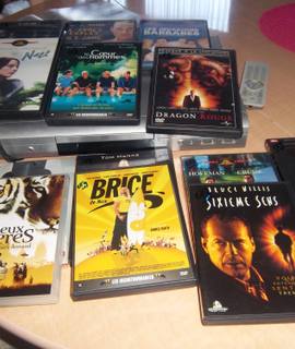 Musique, CD, Vinyle magnetoscope brandt + 13 dvd