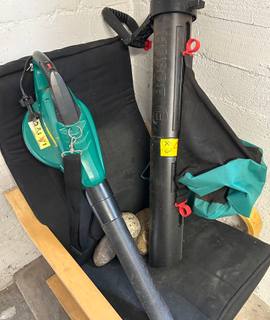Outillage soufleur de feuilles electrique (secteur) BOSCH avec sac aspirateur