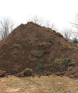 Terre et gravats terre 230m3