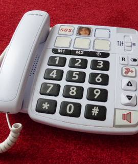 Téléphonie, Internet téléphone à grosses touches personnes âgées ou malvoyantes