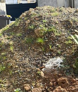 Terre et gravats remblais à donner