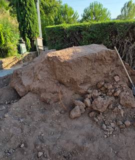 Terre et gravats terre végétale