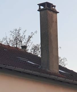 Terre et gravats tuiles cassées