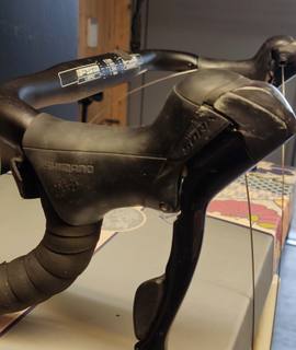 Vélo guidon course avec poignées.