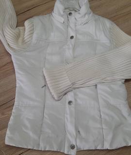 Vêtements donne: BLOUSON BLANC TAILLE S (36)