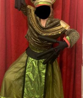 Vêtements déguisement théâtre balinais + cabaret (fait main, pièce unique)